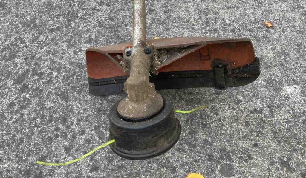 Stihl FS 200 professional brushcutter trimmer head and guard