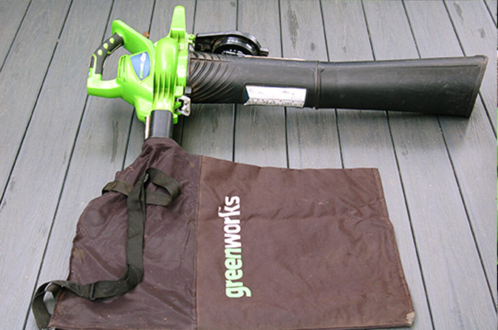 Greenworks 40V leaf vacuum